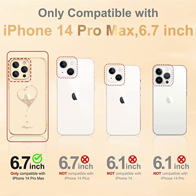 Чехол PQY Wish для iPhone 14 Pro Max Золото - фото 4