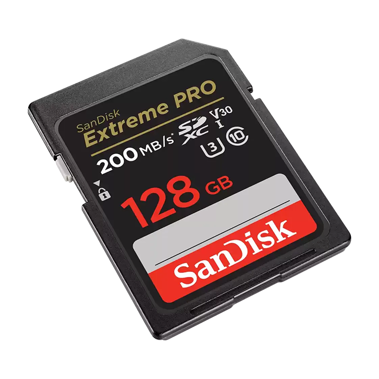 Карта памяти SanDisk Extreme Pro SDXC 128Gb V30, UHS-I Class 3 (U3), Class 10 SDSDXXD-128G-GN4IN - фото 3