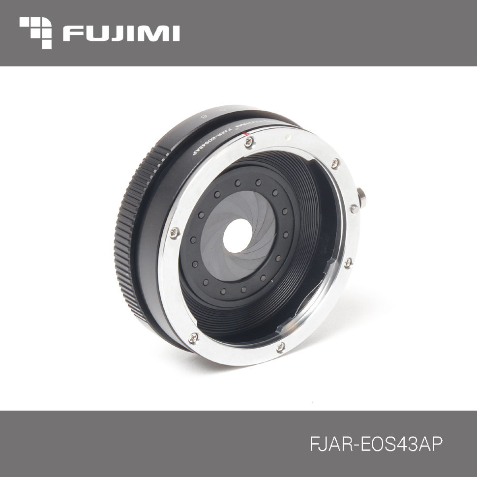 Адаптер FUJIMI FJAR-EOS43AP для объектива Canon EF на байонет Micro 4/3 адаптер viltrox ef m2 ii v 2 для объектива canon ef на байонет micro 4 3
