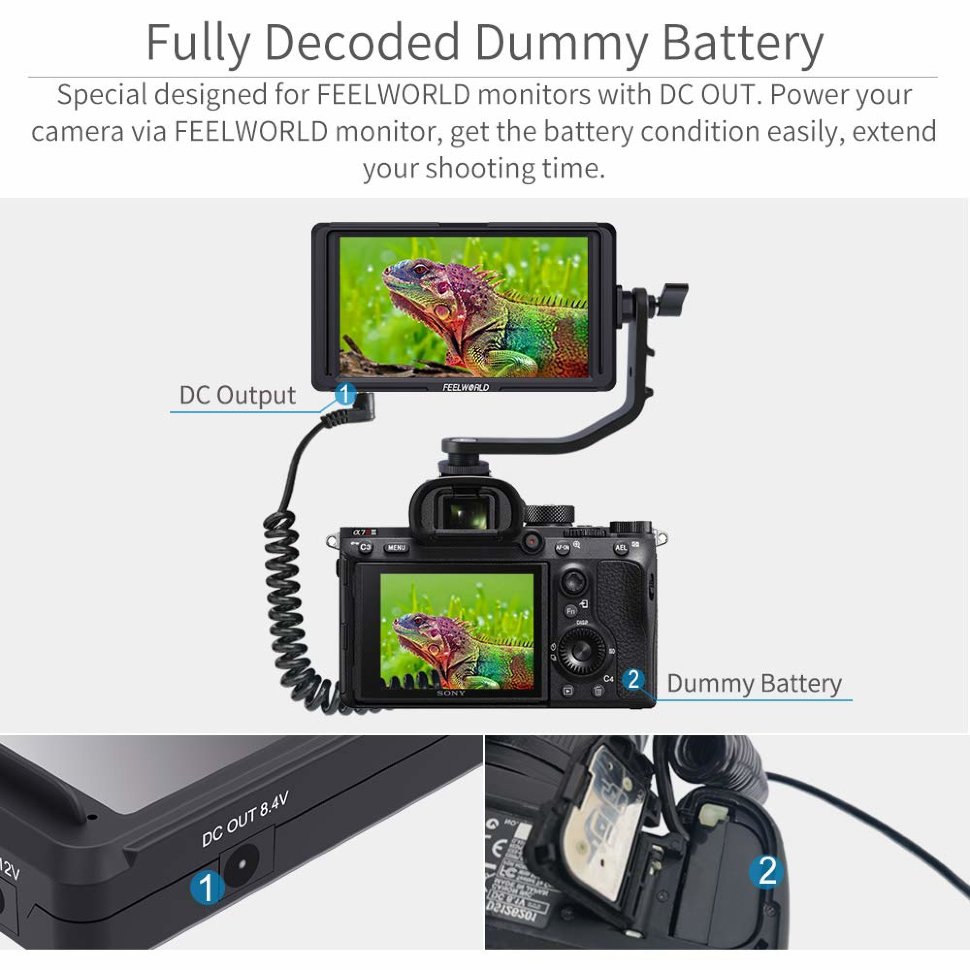 Адаптер питания DigitalFoto DC03 Sony NP-FW50 andoer v mount v lock адаптер для аккумуляторной пластины система питания d образный разъем с зажимом для батареи sony камеры bp