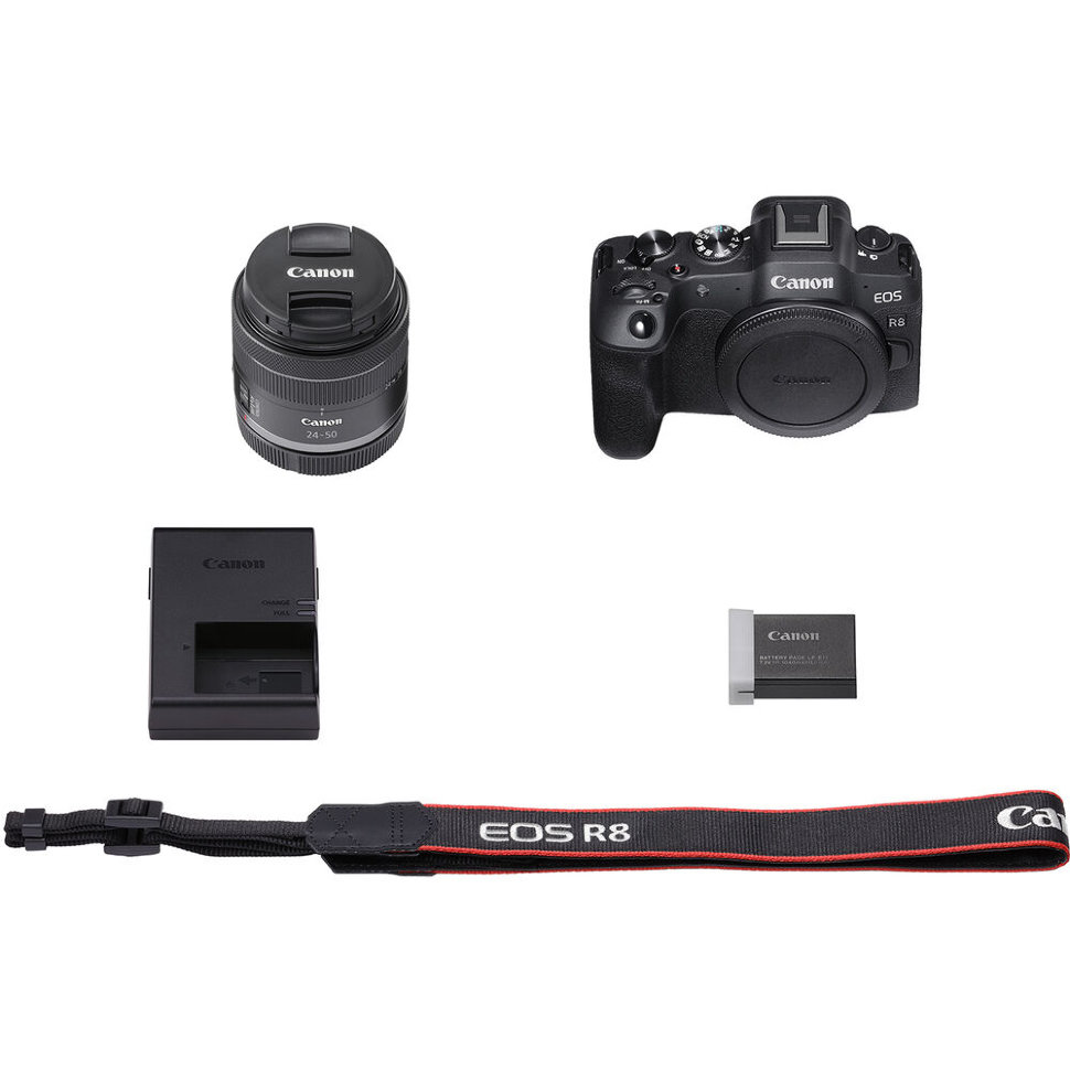 Беззеркальная камера Canon EOS R8 Body (+ RF 24-50mm f/4.5-6.3 IS STM) 5803C012 - фото 3