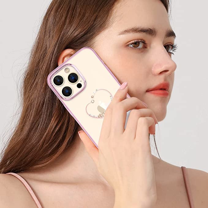 Чехол PQY Wish для iPhone 14 Pro Max Розовое золото чехол deppa air case для apple iphone xs max розовое золото
