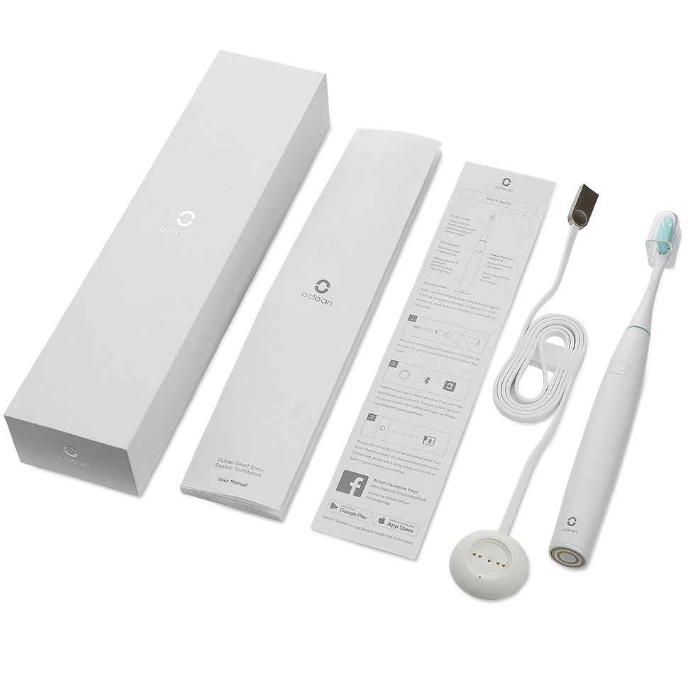 Электрическая зубная щетка Xiaomi Amazfit Oclean One Smart Sonic Белая - фото 4