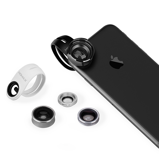 

Набор из 4 объективов Momax 4in1 Superior Lens Kit для смартфона Серебро