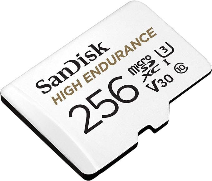 Карта памяти SanDisk High Endurance 256Gb microSDXC UHS-I V30 (U3) + SD adapter SDSQQNR-256G-GN6IA - фото 2