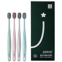Зубные щетки PWX Wide Soft Brush 12 шт. (Зеленая/Серая/Голубая/Розовая)