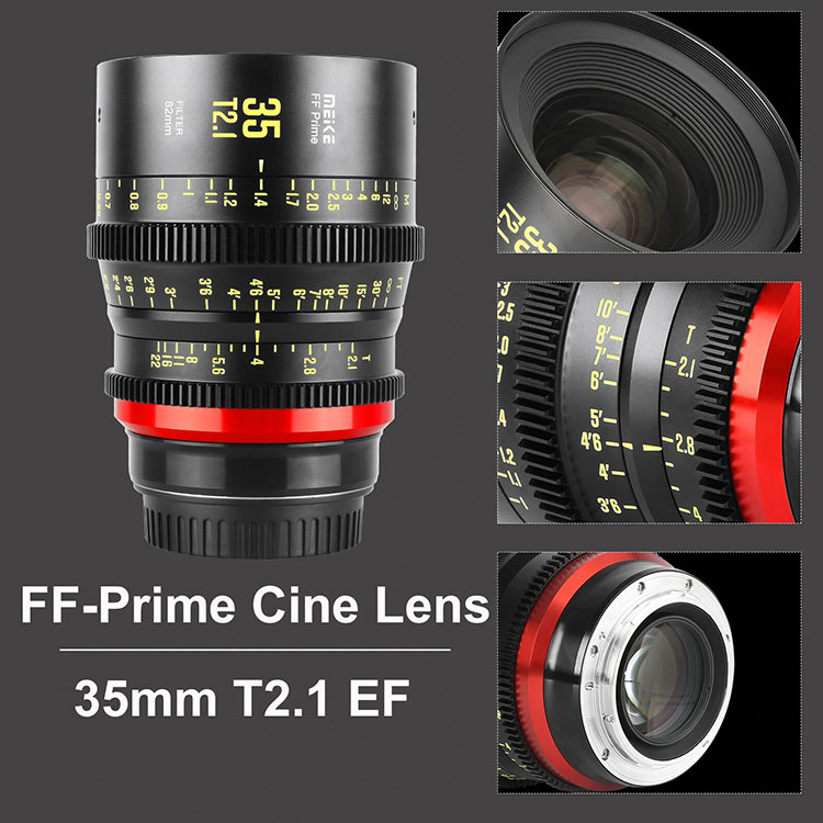 Объектив Meike FF Prime 35mm T2.1 EF MK-35MM T2.1 FF EF