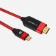 Кабель Momax: Elite Link Type-C - HDMI 2м Красный - Изображение 102520