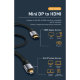 Кабель Baseus Enjoyment MiniDP - HDMI 2м Серый - Изображение 125993