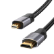 Кабель Baseus Enjoyment MiniDP - HDMI 2м Серый - Изображение 125999