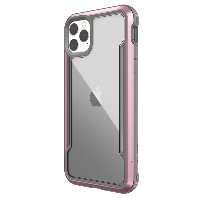 Чехол X-Doria Defense Shield для iPhone 11 Pro Max Розовое золото 484848 - фото 4