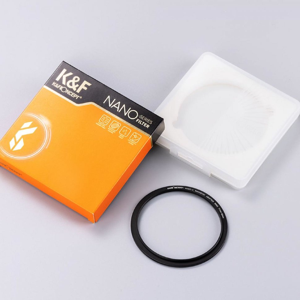 Переходное кольцо K&F Concept Magnetic 49-77mm KF05.292 - фото 3