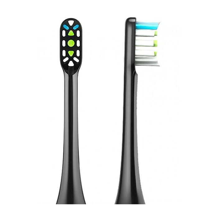 Сменные насадки для зубной щетки Xiaomi Soocas X3 (2шт) Чёрные Bh01B - фото 1
