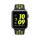 Ремешок спортивный Dot Style для Apple Watch 42/44 mm Черно-Зеленый - Изображение 47543