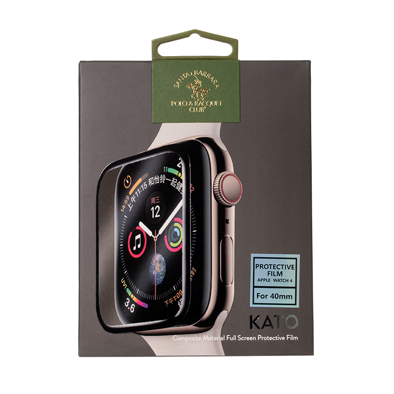 Стекло Polo Kato для Apple Watch 40мм Чёрное SB-IWT40-KATO-BLK - фото 4