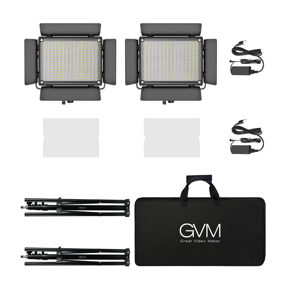 Комплект осветителей GVM 880RS (2шт) GVM-880RS-2L - фото 8