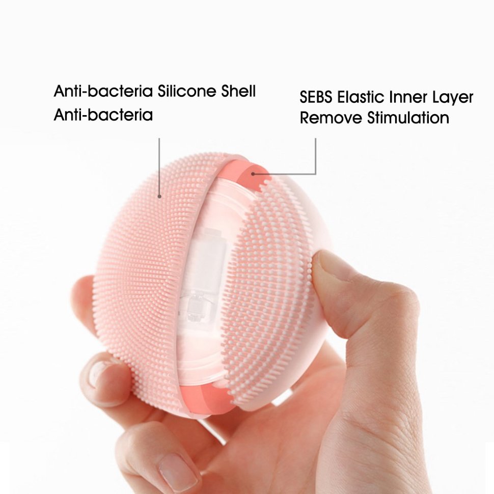 Массажер для чистки лица Xiaomi Mijia Sonic Facial Cleanser Розовый MJJMY01-ZJ - фото 1