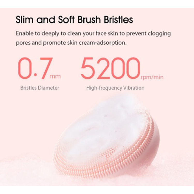 Массажер для чистки лица Xiaomi Mijia Sonic Facial Cleanser Розовый MJJMY01-ZJ - фото 9