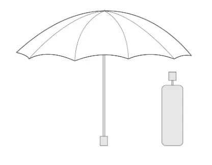 Зонт Xiaomi 90 Points Large And Convenient All-Purpose Umbrella Чёрный 90COTNT2009U-BK-OS - фото 6