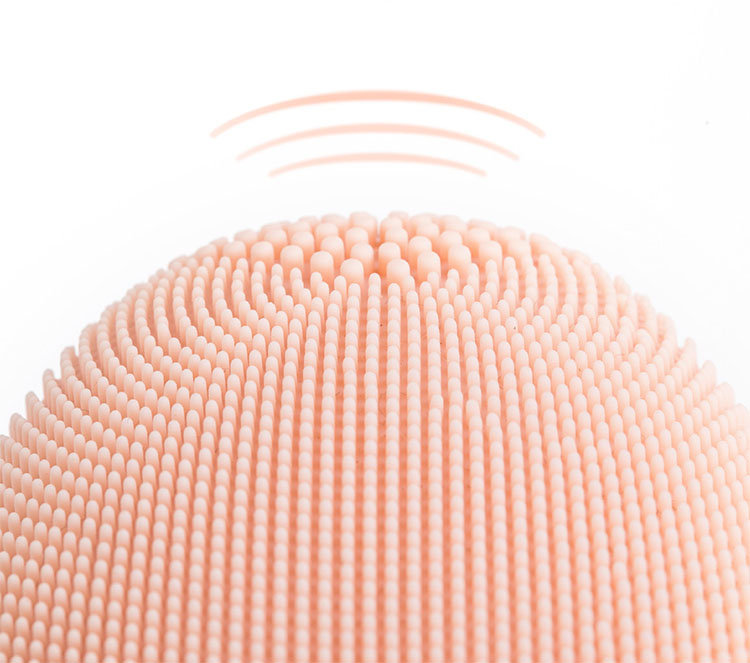 Аппарат для ультразвуковой чистки лица Xiaomi Jordan & Judy Silicone Facial Cleaner Розовый NV0001 - фото 3