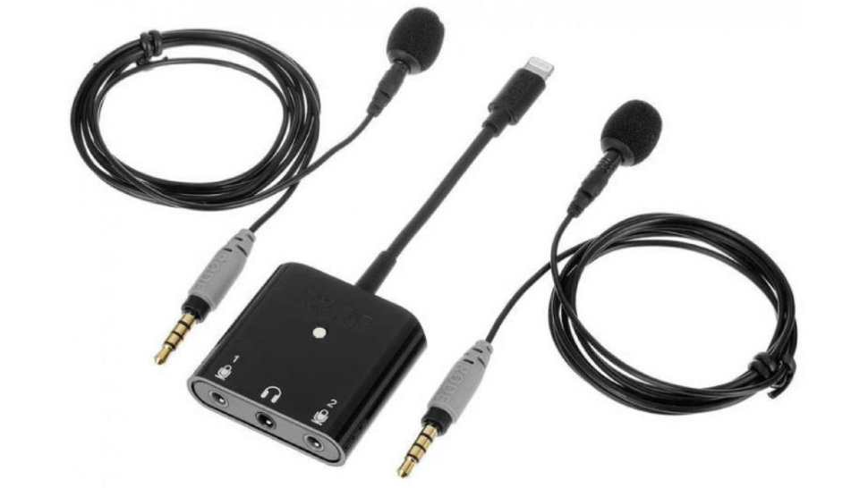 Комплект аудиоадаптера и микрофонов RODE SC6-L Mobile Interview Kit G2504 - фото 1