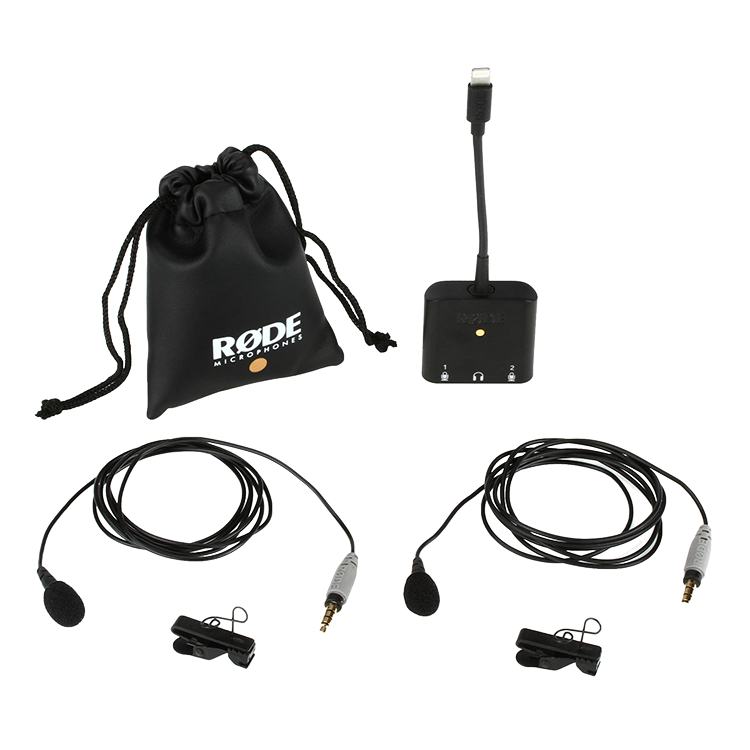 Комплект аудиоадаптера и микрофонов RODE SC6-L Mobile Interview Kit G2504 - фото 4