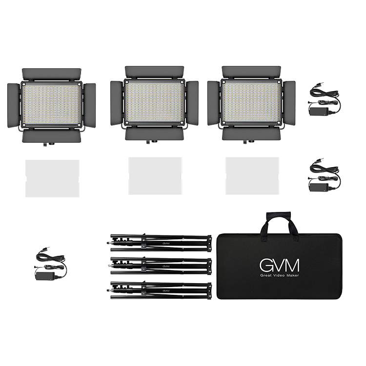 Комплект осветителей GVM 880RS (3шт) GVM-880RS-3L - фото 5