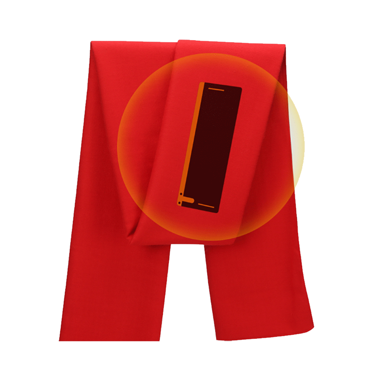 Шарф с подогревом Xiaomi PMA Graphene Heating R10 Красный PMA-R10C - фото 2