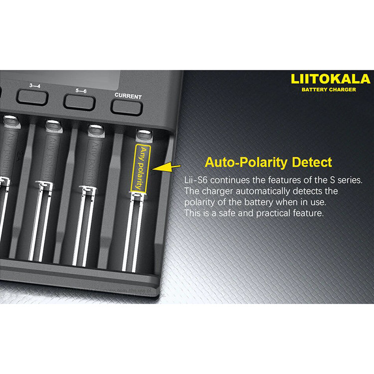 Зарядное устройство Liitokala Lii-S6 EU - фото 5