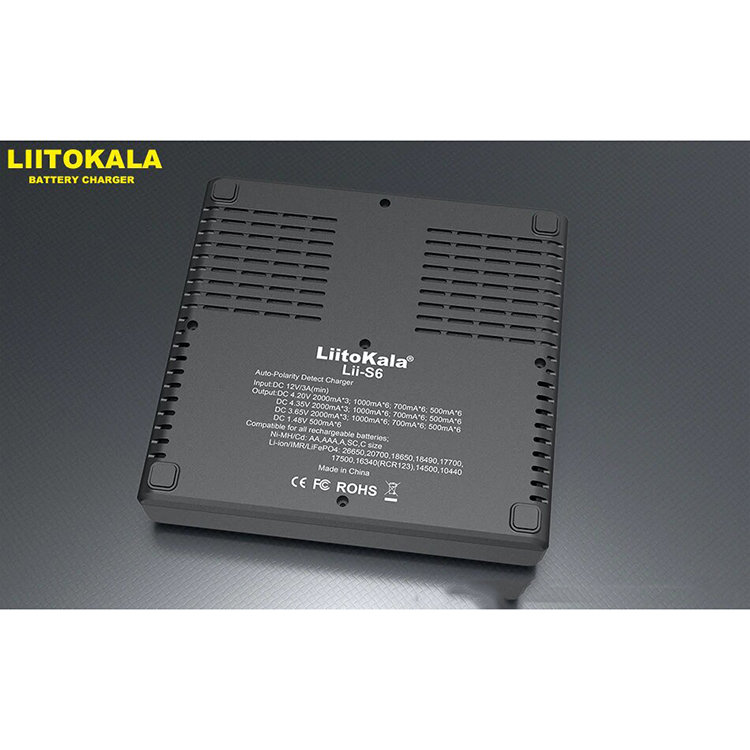 Зарядное устройство Liitokala Lii-S6 EU - фото 6