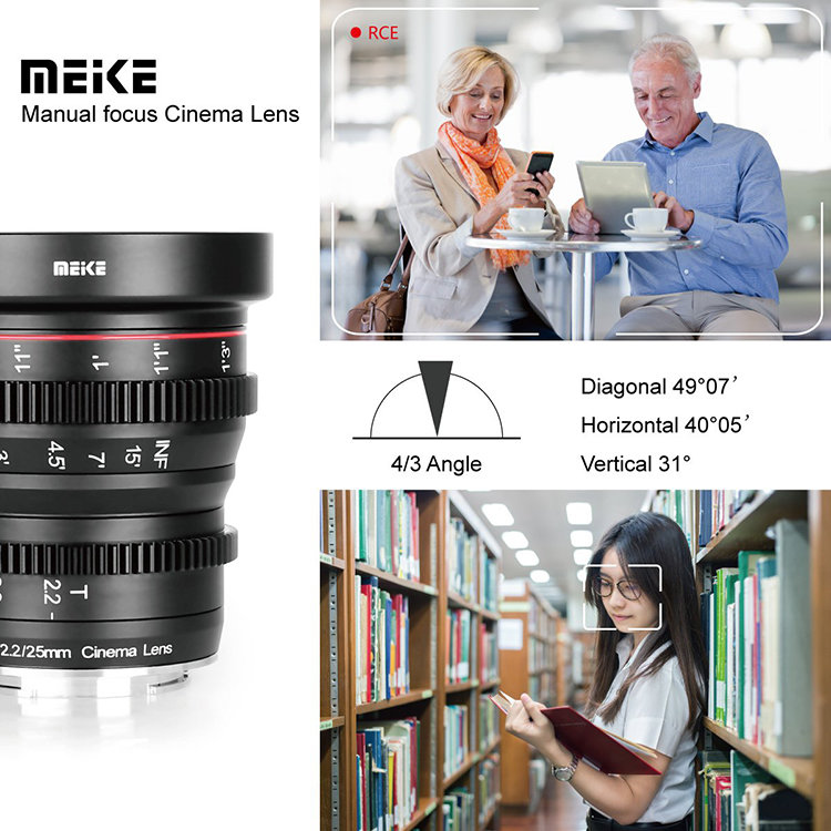 Объектив Meike MK-25MM T2.2 Micro 4/3 MK25F2.2M4/3 - фото 6