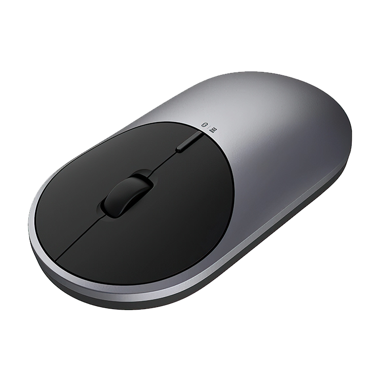Мышь беспроводная Xiaomi Mi Portable Mouse 2 USB+Bluetooth BXSBMW02 Чёрная - фото 1
