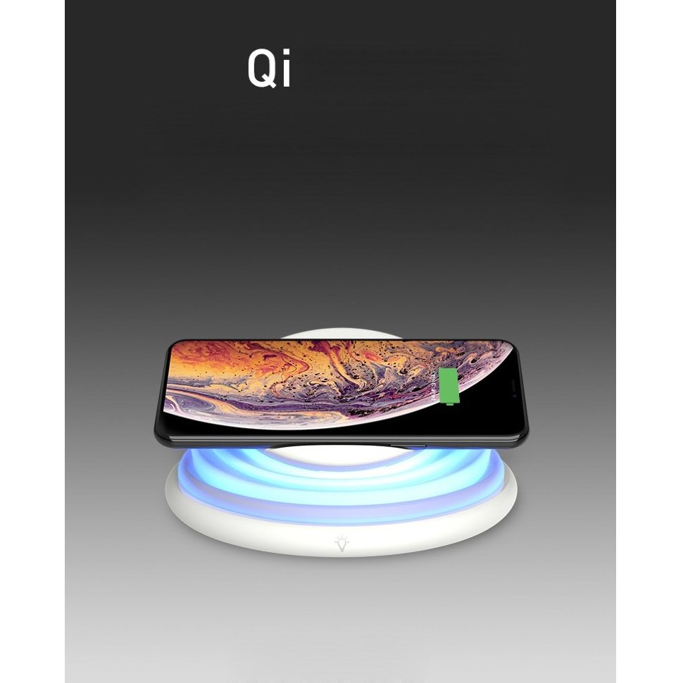 Беспроводная зарядка с лампой Momax Q.LED Rainbow QL2W - фото 6