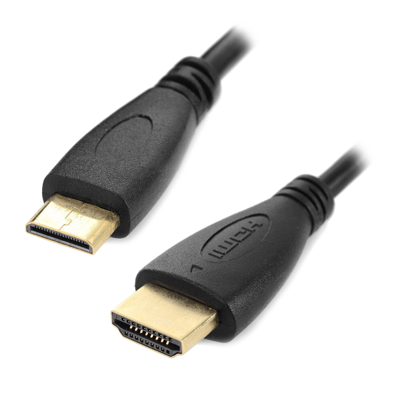 Кабель HDMI - mini HDMI 1.5m Чёрный - фото 1