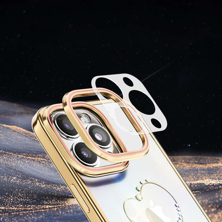 Чехол PQY Wish Special Version для iPhone 15 Золото - фото 2