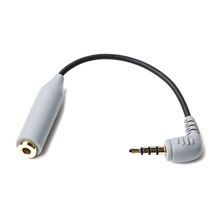 Адаптер BOYA BY-CIP2 mini Jack 3.5mm TRS - TRRS аудиокабель 3 5 6 5 мм кабель переходник 3 5 мм 6 35 мм для микрофона наушников