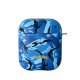 Чехол PQY Camouflage для Apple AirPods Синий - Изображение 128470