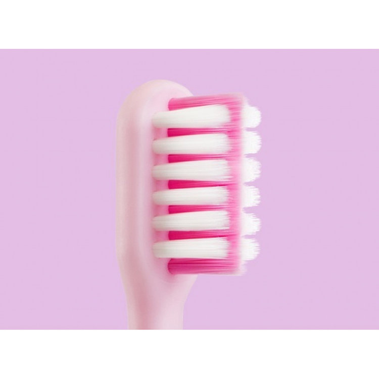 Зубная щётка детская Xiaomi Dr. Bei Toothbrush Children Розовая GB30002 - фото 5