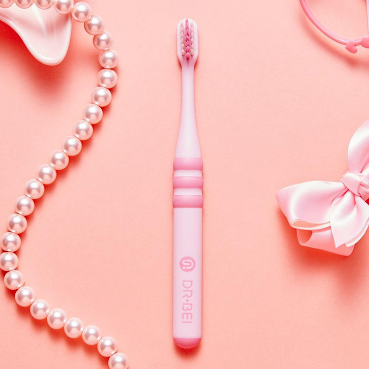 Зубная щётка детская Xiaomi Dr. Bei Toothbrush Children Розовая GB30002 - фото 1