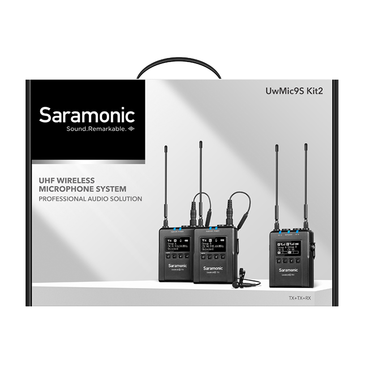 Радиосистема Saramonic UwMic9S Kit2 (RX + 2TX) (Уцененный кат.Б) - фото 4