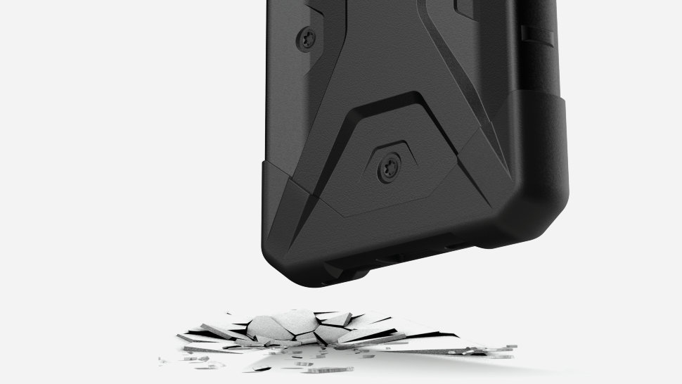Чехол UAG Pathfinder для iPhone 12 mini Серебристый 112347113333 - фото 5