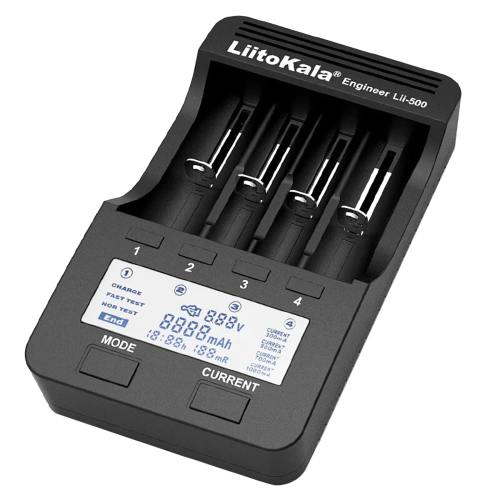 Зарядное устройство LiitoKala Lii-500 LCD Чёрный 