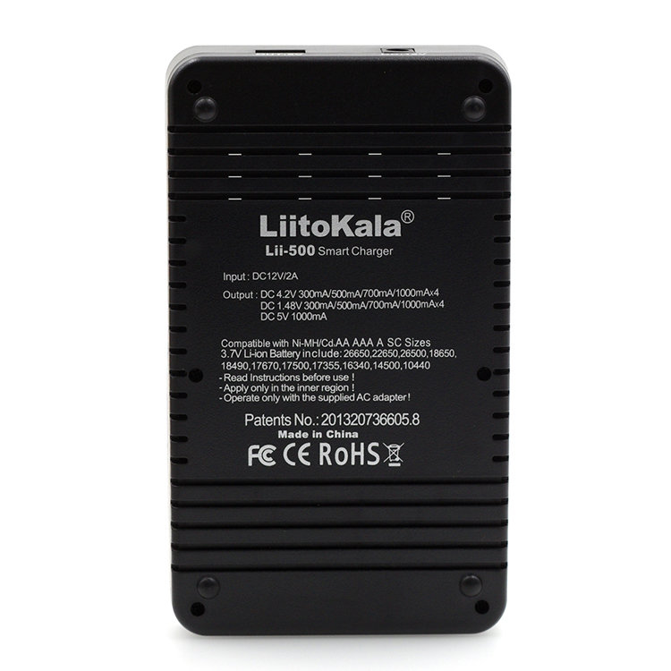 Зарядное устройство LiitoKala Lii-500 LCD Чёрный - фото 5