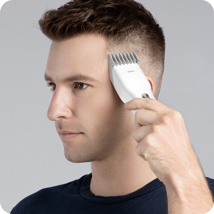 Машинка для стрижки волос Xiaomi Enchen Boost Hair Trimmer Белая - фото 1