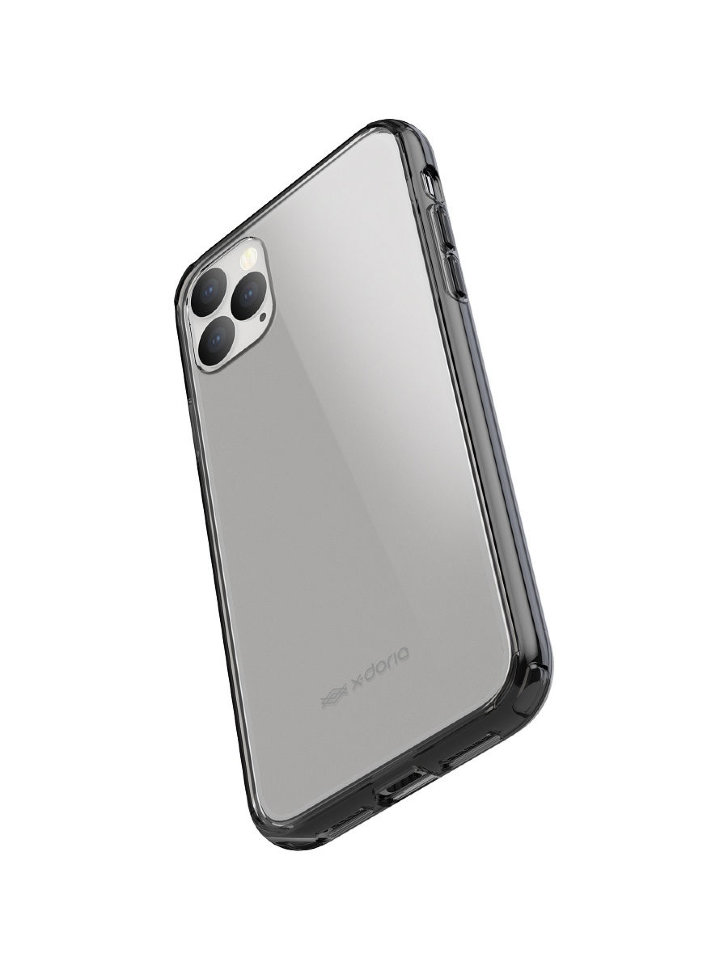 Чехол X-Doria Clearvue для iPhone 11 Pro Max Smoke 486415 кожаный чехол книжка melkco wallet book type для iphone 15 pro