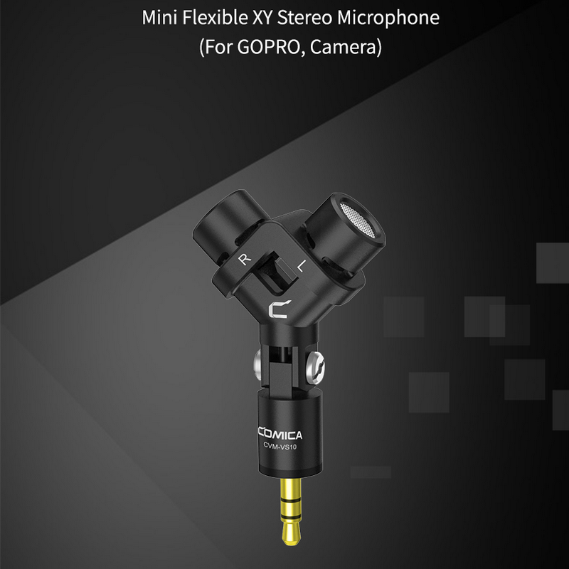 Микрофон стерео X/Y CoMica VS10 для камер и GoPro CVM-VS10 - фото 4
