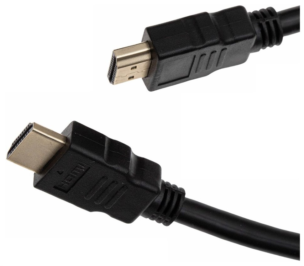 Кабель Cactus HDMI 1.4 m/m 2м Чёрный CS-HDMI.1.4-2 - фото 3