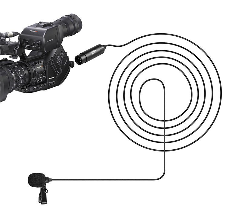 Микрофон петличный CoMica CVM-V02O (4.5м) (Уцененный кат.Б) - фото 3