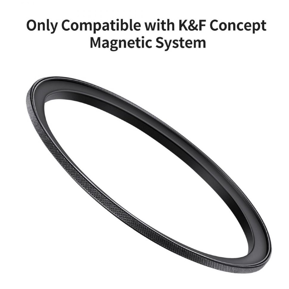 Переходное кольцо K&F Concept Magnetic 49-82mm KF05.299 - фото 5