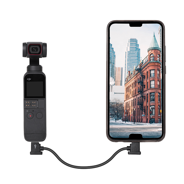 Кабель DigitalFoto Lightning для подключения смартфона/планшета к DJI Mini 2/Mavic Air 2/Pocket 2/Osmo Pocket (15см) TY-X9304-LIGHTNIN